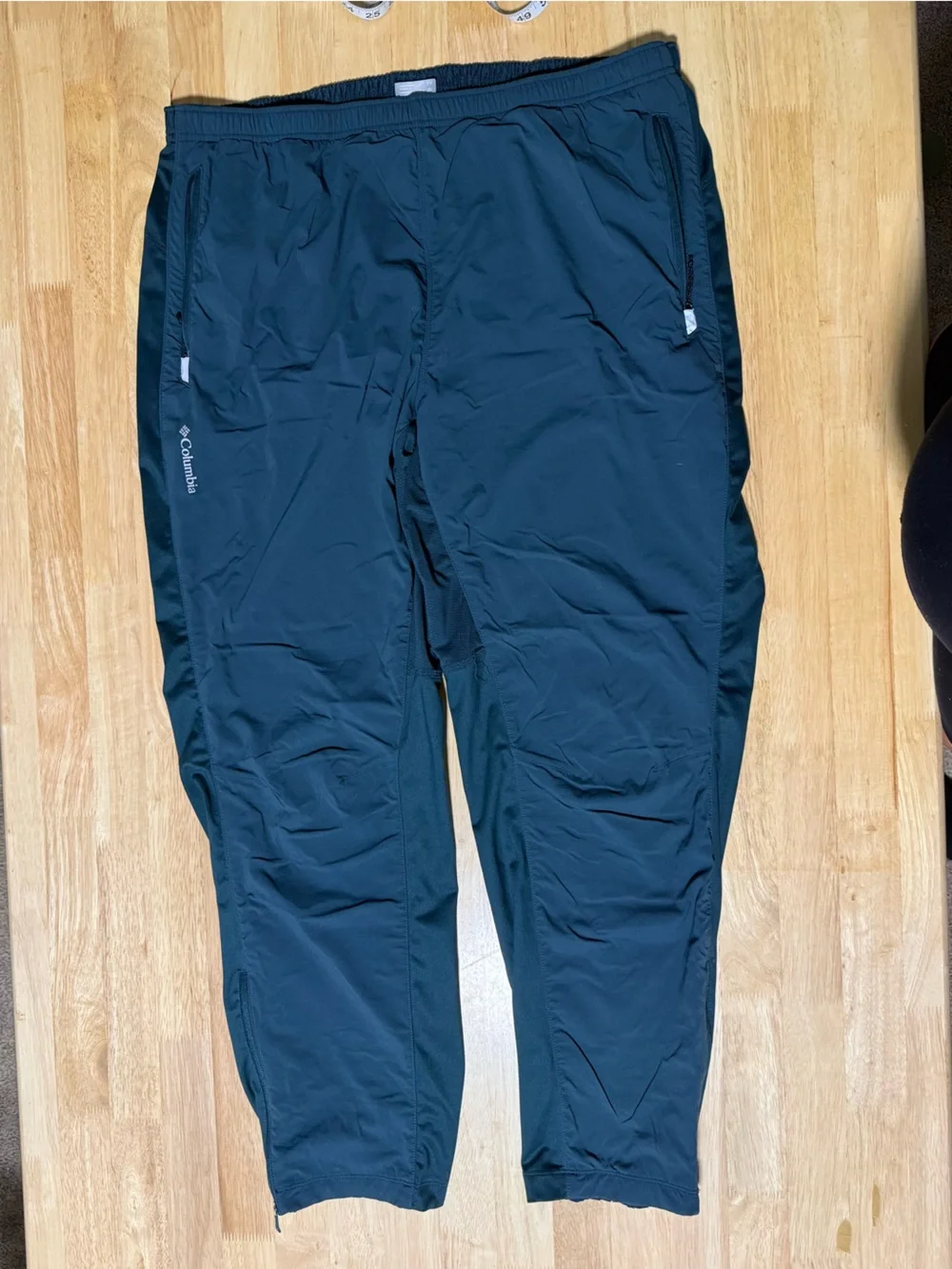 Columbia Men’s XXL 31 Long Navy Fleece Lined Track Pants Zip